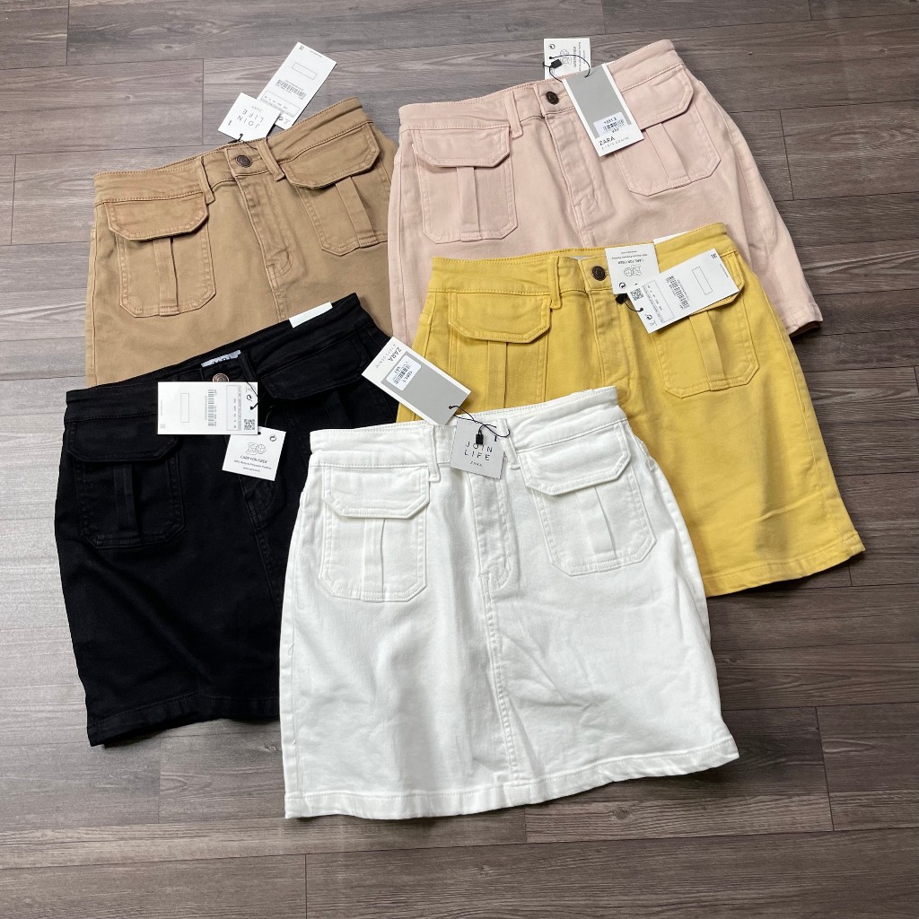 Short váy kaki co giãn