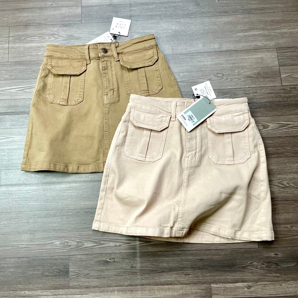 Short váy kaki co giãn