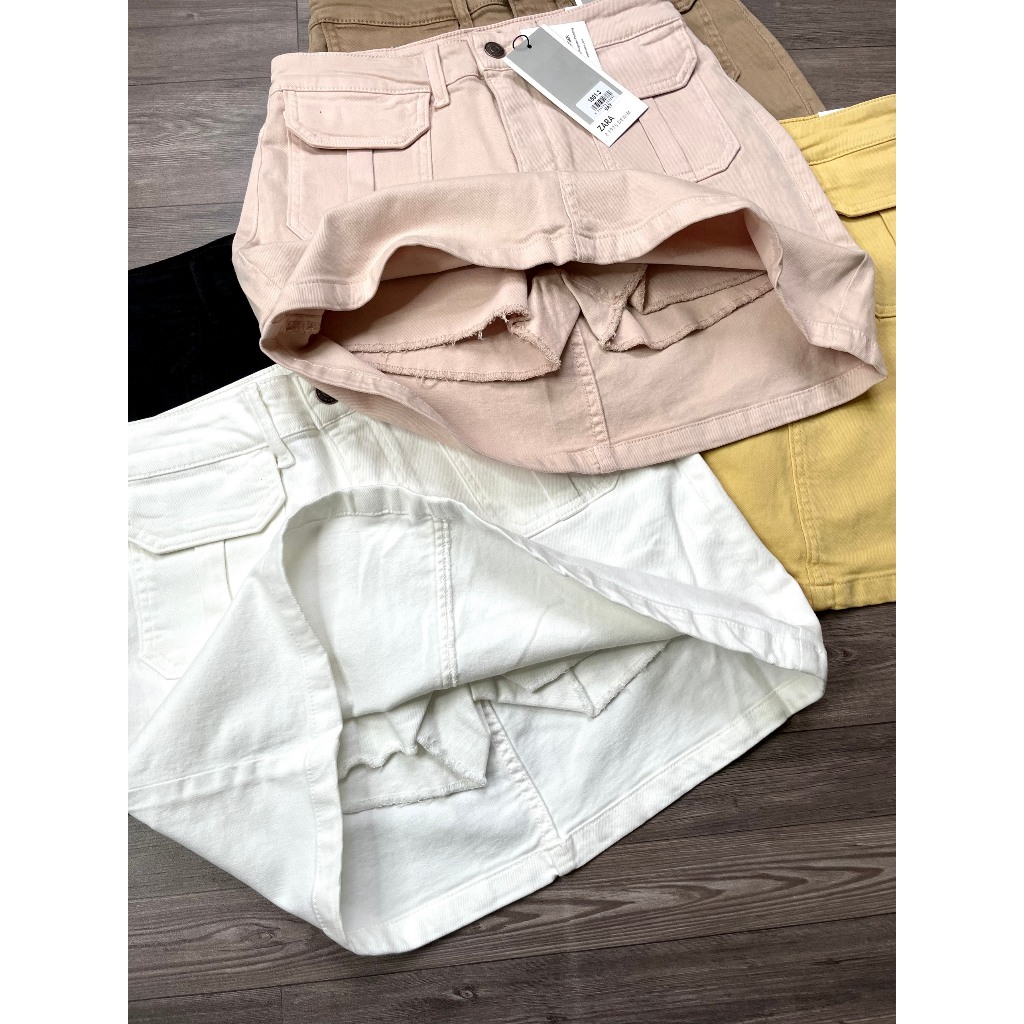 Short váy kaki co giãn