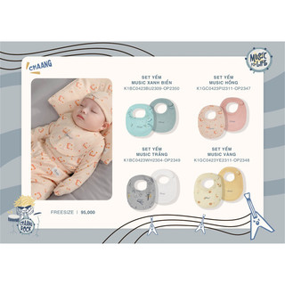 Chaang set yếm sơ sinh music aw2023d12