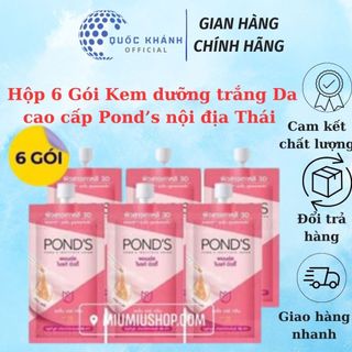 Hộp 6 Gói Kem dưỡng trắng Da cao cấp Pond’s nội địa Thái chính hãng