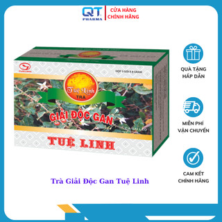 Trà giải độc gan Tuệ Linh - Giúp tăng cường chức năng gan, Bảo vệ gan khỏi rượu bia, Hỗ trợ hạ men gan