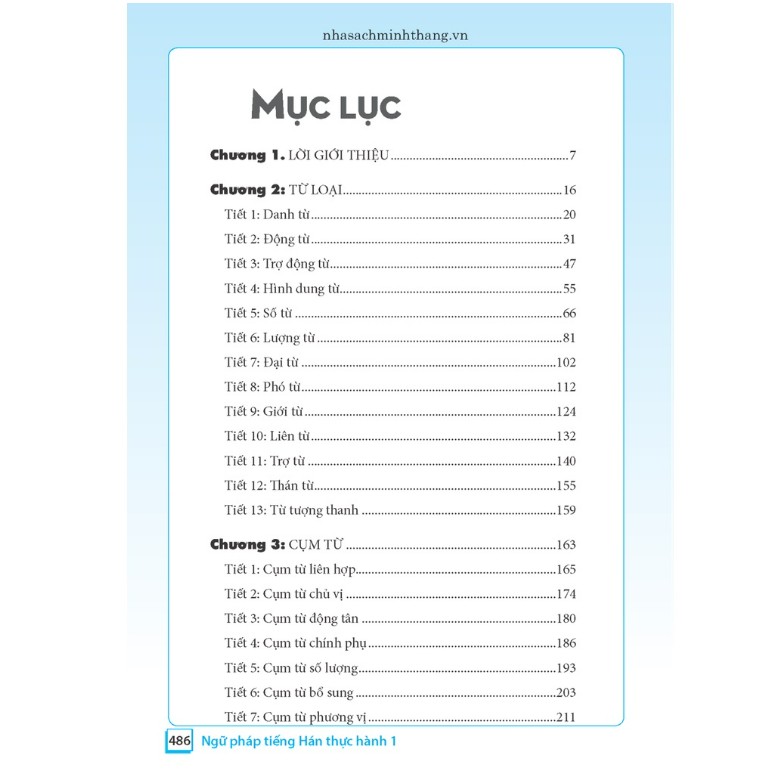Sách - Ngữ pháp tiếng Hán thực hành tập 1 - Trình độ sơ cấp-trung cấp  - tái bản