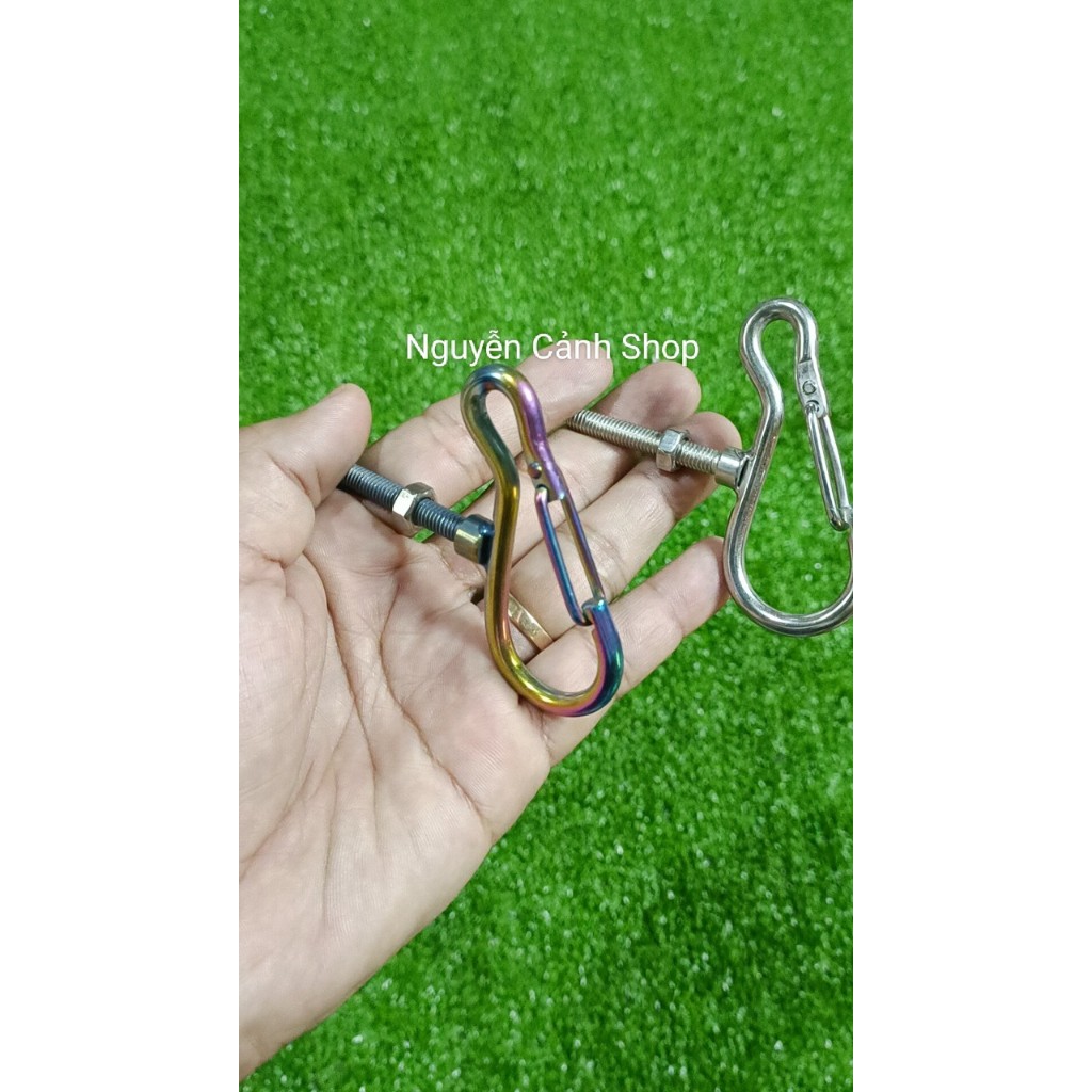 Móc treo đồ xe máy mẫu gạc ngan inox