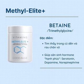 Viên uống bổ não Codeage Methylfolate B Complex 120 viên