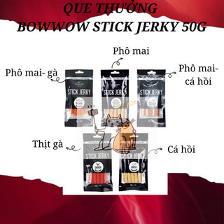 Que thưởng dạng mềm Bowwow Stick Jerky 50g