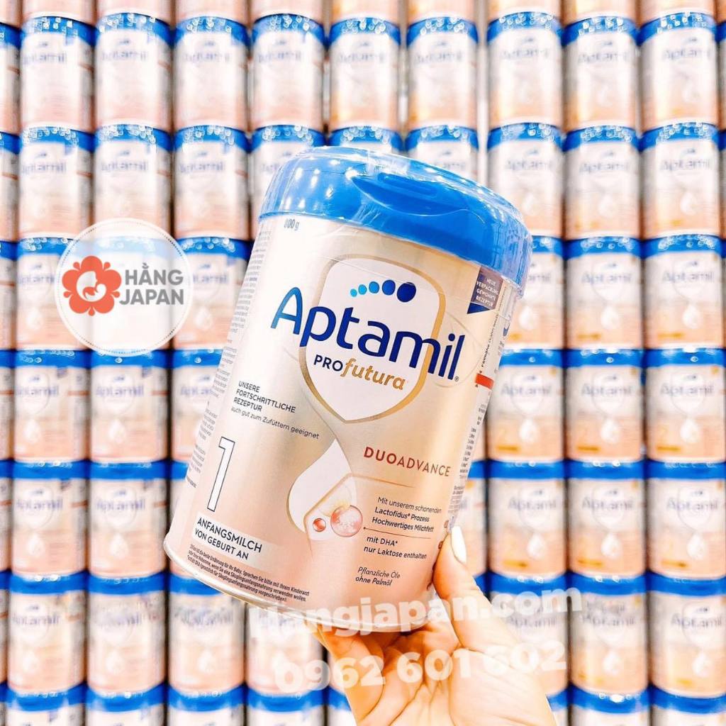 Sữa công thức Aptamil Profutura Bạc Đức 800g đủ số 1, số 2, pre date mới