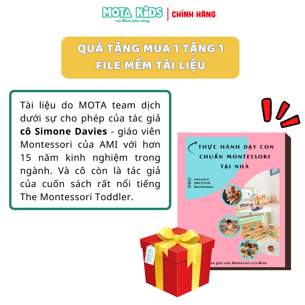 Combo đồ chơi cho bé 0-3 tháng phát triển theo Montessori - Hàng chính hãng