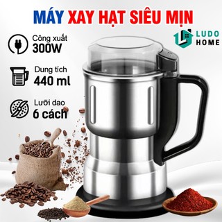 Máy xay hạt ngũ cốc khô , máy xay gia vị tiêu ớt, cối xay bằng thép không gỉ xay các loại hạt và gia vị khô