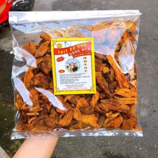 Khô bò vụn giòn hồng ngự thanh chì 500g, khô bò vụn giòn vnfood - khô bò ăn vặt