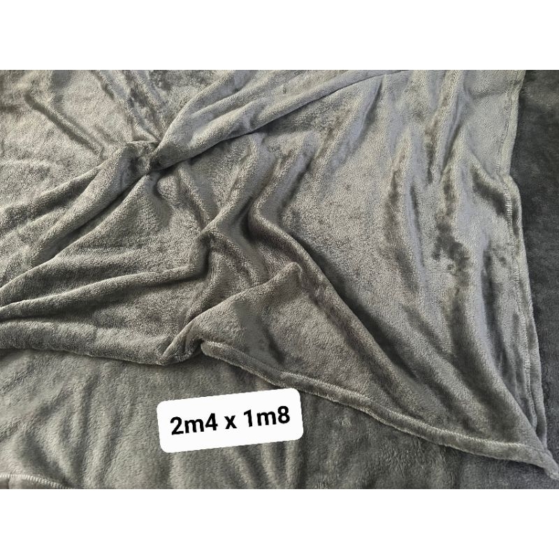 Chăn Cambodia siêu mềm mịn siêu nhẹ mền xám mịn 2m2 x 1m8, 2m4x1m8
