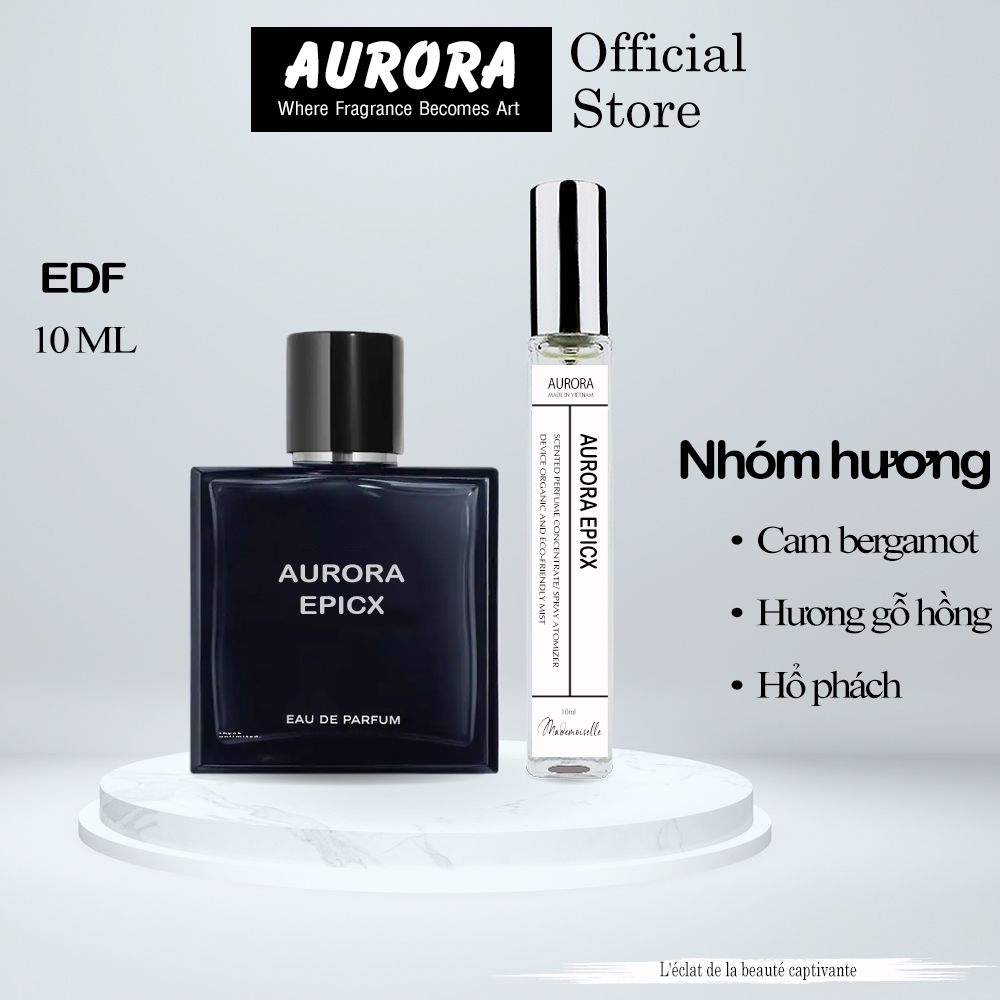 Combo Nước hoa Nam Cuồng nhiệt và Mạnh mẽ - Dạng Xịt 10ml X3