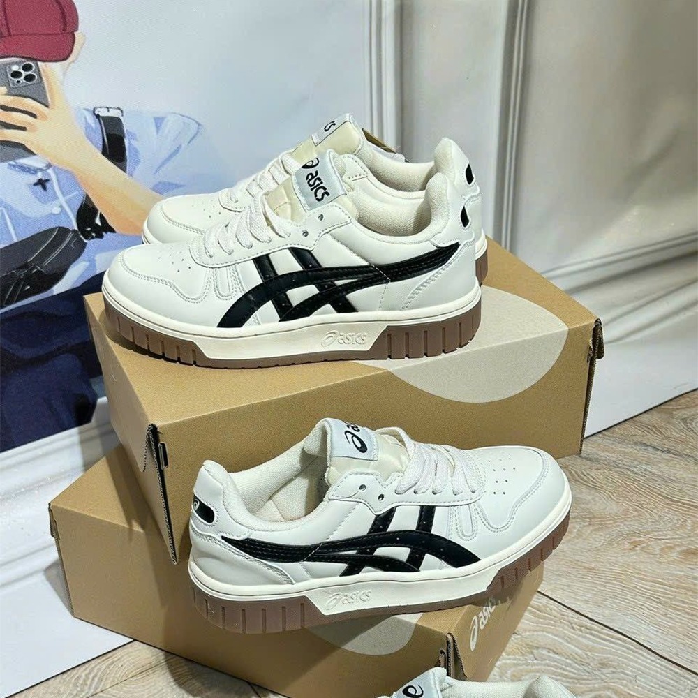 Giày Thể Thao Nam Nữ Asics_Court MZ Cream Black Gum mẫu mới nhất 2023