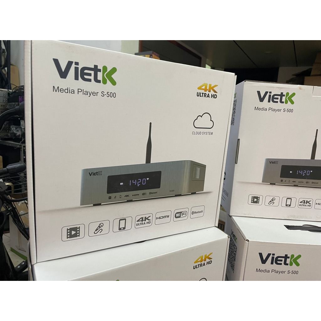 Đầu karaoke VietK S500 4T - Hàng Chính Hãng - Bảo hành 12 Tháng