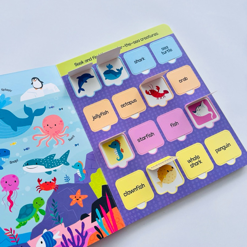 HỌC LIỆU TIẾNG ANH LẬT MỞ FIRST 100 ANIMALS, cho bé 2+