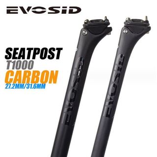  Cốt Yên Xe Đạp Carbon EVOSID Alpinist UltraLight 27.2   31.6 400mm 140gram 