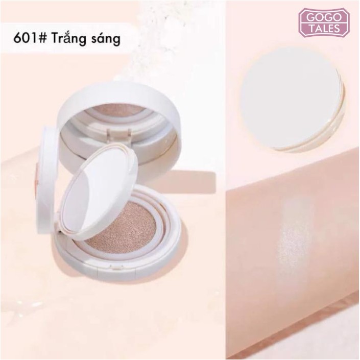 Cushion Phấn Phủ Kết Hợp 2 in 1GOGO TALES Vitalit Với Lõi Kép Giúp Che Phủ Cao Chống Thấm Nước