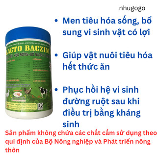 Lacto Baczim 1kg sử dụng cho vật nuôi