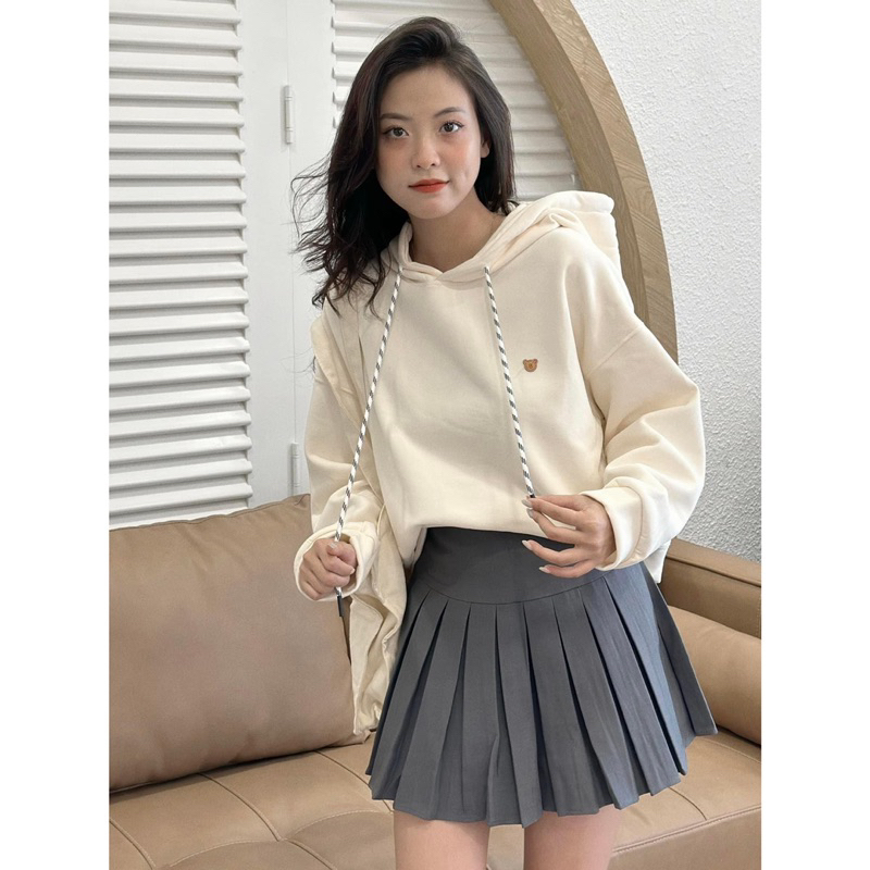 Áo Hoodie QC - 6075 - Logo GấuB