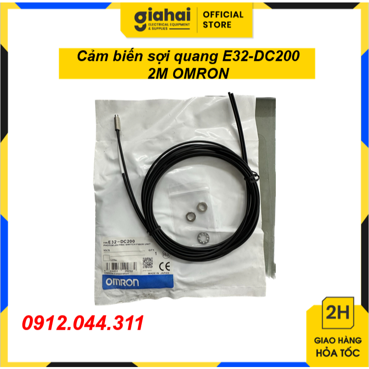 Cảm biến sợi quang E32-DC200 2M OMRON phi 6 TBD156