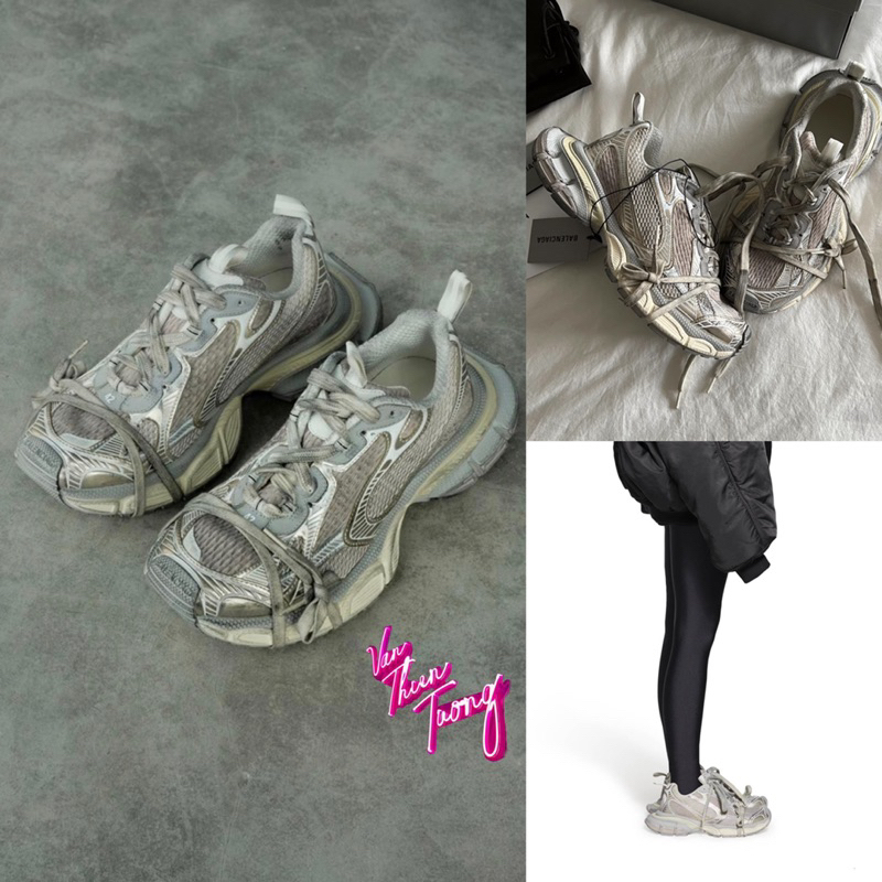 Giày Sneaker Dad Shoes Chunky BLCG 3XL - Giày Sneaker Balenciaga XXXL 3XL Egg Shells