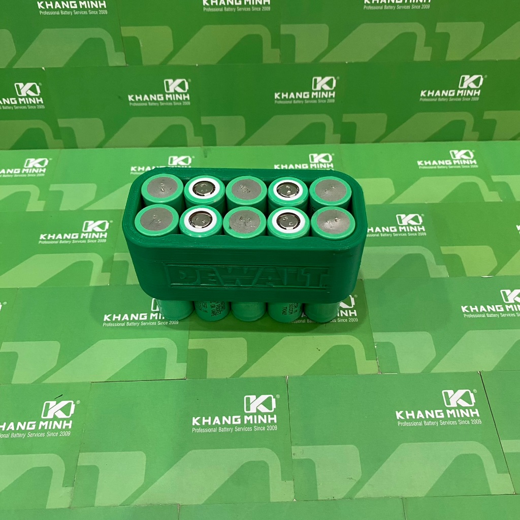 Khuôn kẹp pin 18650 21700 26650 nhựa in 3D có nam châm