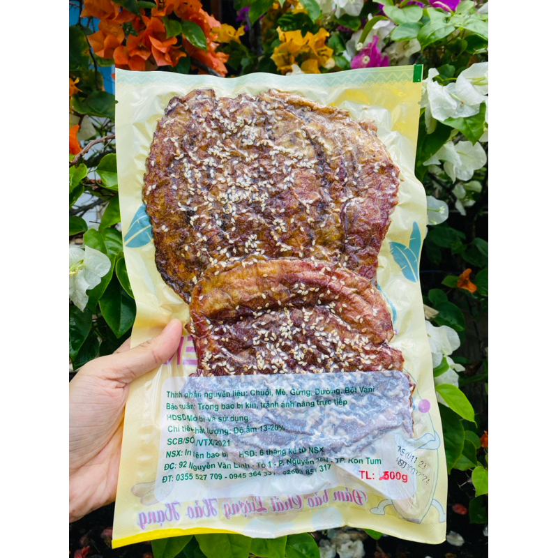 Chuối sấy Tây Nguyên đặc sản thơm ngon bổ dưỡng 200g