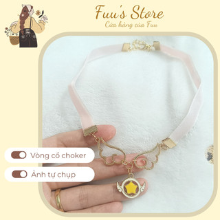 Vòng choker đeo cổ Sakura Thủ Lĩnh Thẻ Bài (Cardcaptor Sakura) mẫu 1