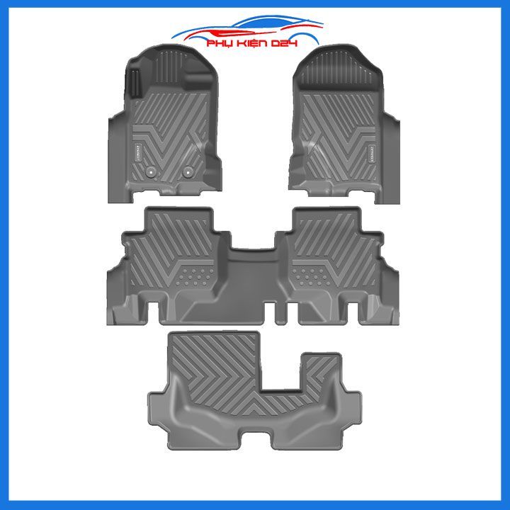 Thảm sàn nhựa TPE 5D đúc nguyên khối - Ford Everest 2016-2017-2018-2019-2020-2021