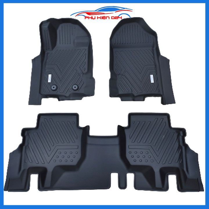 Thảm sàn nhựa TPE 5D đúc nguyên khối - Ford Everest 2016-2017-2018-2019-2020-2021