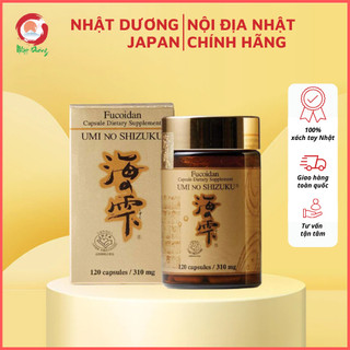 Hàng nhật fucoidan vàng umi no shizuku loại viên nang hỗ trợ thúc đẩy tế bào ung thư tự chết
