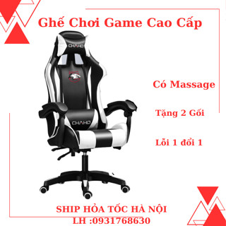 [ Cao Cấp] Ghế Game Có Massage ⚡ Tặng Kèm Túi Thơm ⚡ Ghế Gaming Cao Cấp Bọc DA