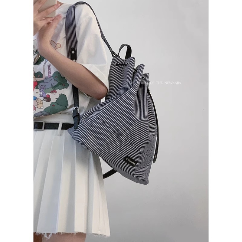 Balo nữ dây rút Tuinhacam cặp sách đi học đi làm đựng laptop thời trang Hàn Quốc - TNC031