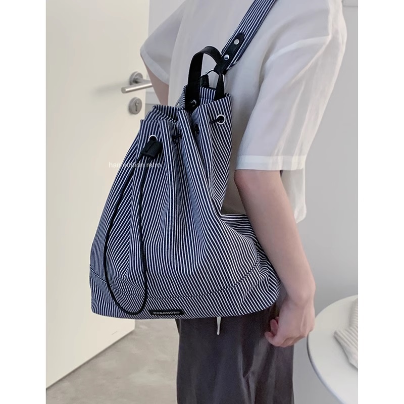 Balo nữ dây rút Tuinhacam cặp sách đi học đi làm đựng laptop thời trang Hàn Quốc - TNC031