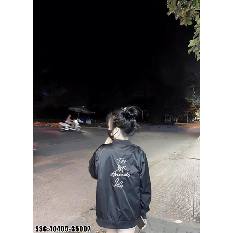 Áo khoác gió thu đông Di.or bản logo thêu xịn xò. ảnh thật_40405