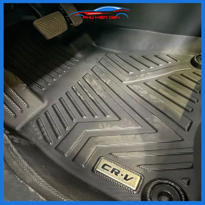 Thảm sàn nhựa TPE 5D đúc nguyên khối - Honda CRV CR-V 2018-2019-2020-2021-2022-2023