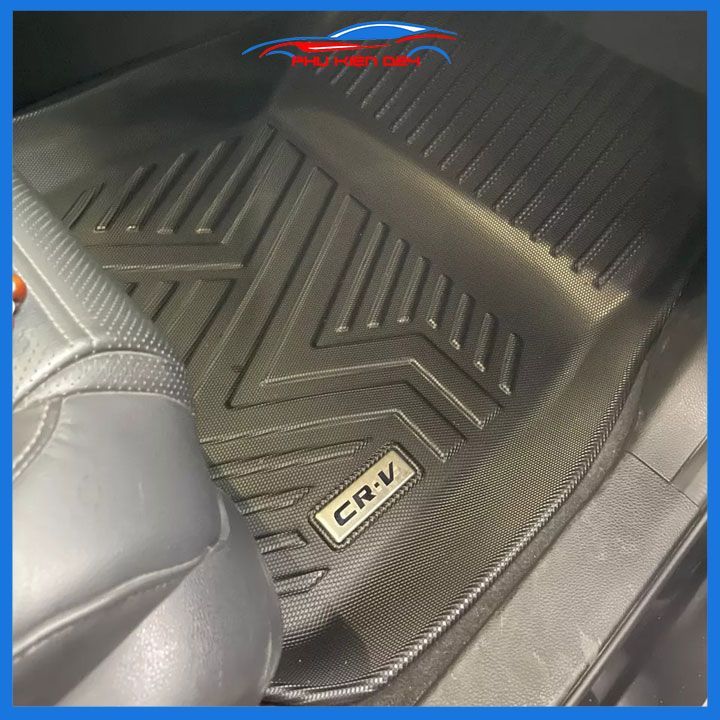 Thảm sàn nhựa TPE 5D đúc nguyên khối - Honda CRV CR-V 2018-2019-2020-2021-2022-2023