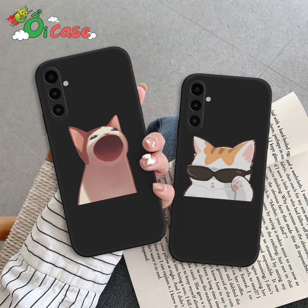 Ốp TPU dẻo Samsung A05 / A05s Silicon cạnh vuông hinh meme ngộ nghĩnh. hài hước