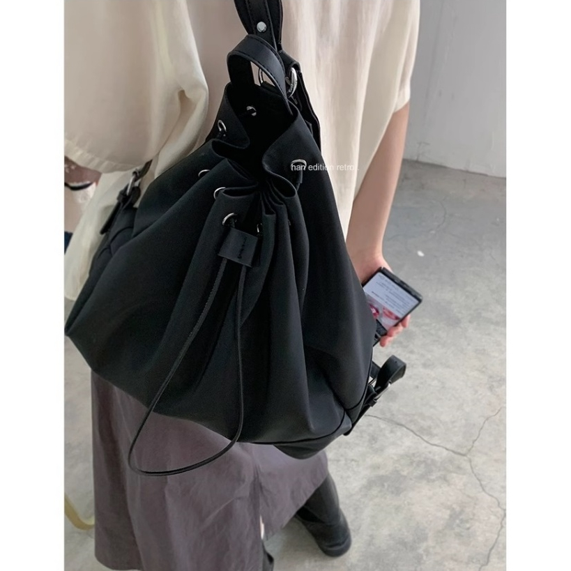 Balo nữ dây rút Tuinhacam cặp sách đi học đi làm đựng laptop thời trang Hàn Quốc - TNC031