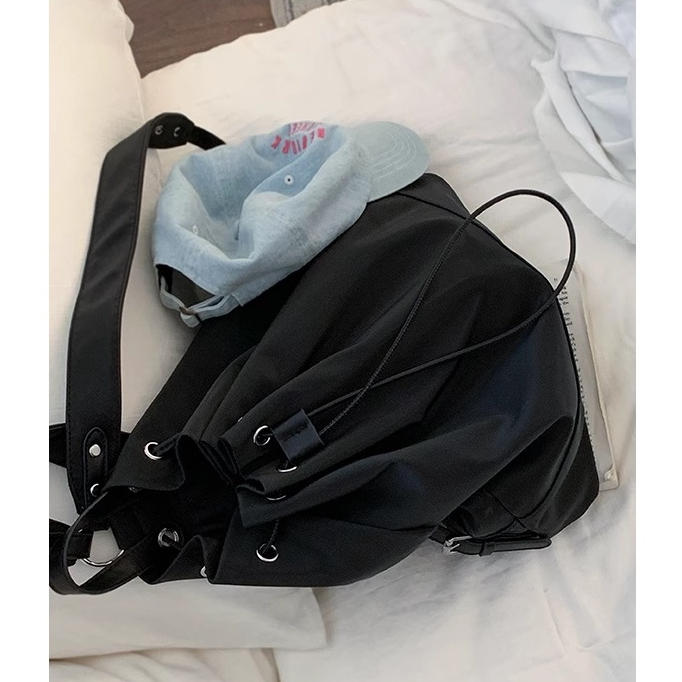 Balo nữ dây rút Tuinhacam cặp sách đi học đi làm đựng laptop thời trang Hàn Quốc - TNC031