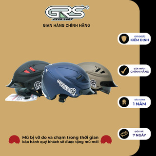 Mũ bảo hiểm GRS A966 kính râm (nhiều màu)