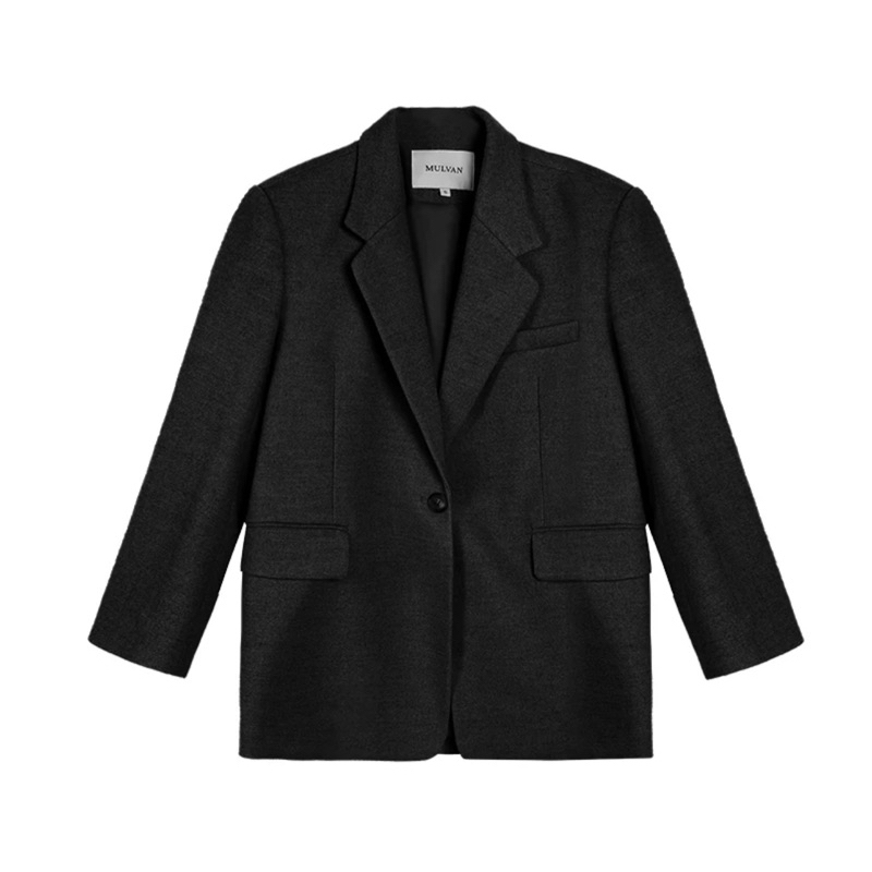 Áo blazer dạ Mulvan MV03 cao cấp phong cách Hàn Quốc trẻ trung