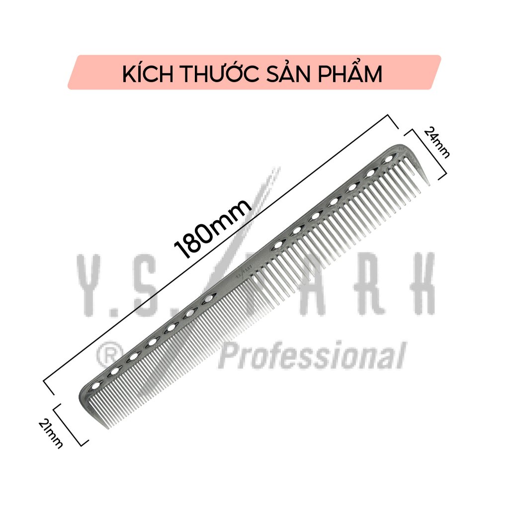 Lược cắt tóc nam chuyên nghiệp YSPC-339 phù hợp cho tóc ngắn đến trung bình - Hàng chính hãng YS Park nhập khẩu Nhật Bản