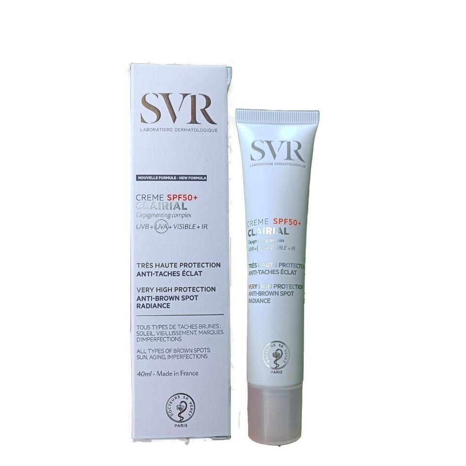 Kem làm mờ vết nám và chống nắng SPF 50 SVR CLAIRIAL Creme SPF50+ 40ml