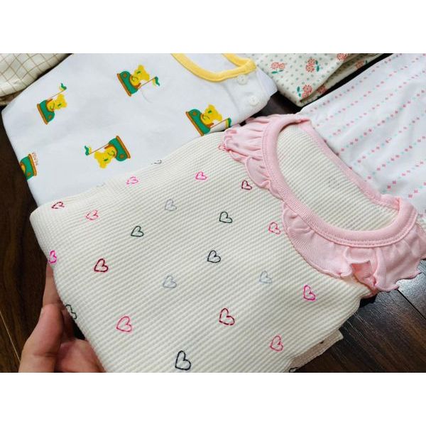 Bộ cotton thu đông xuất Hàn cho bé nhiều hình Link 1