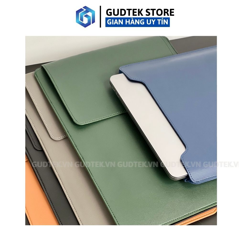 Bao Da Macbook Đa Năng, Bao Da Laptop Kiêm Giá Đỡ, Lót Chuột