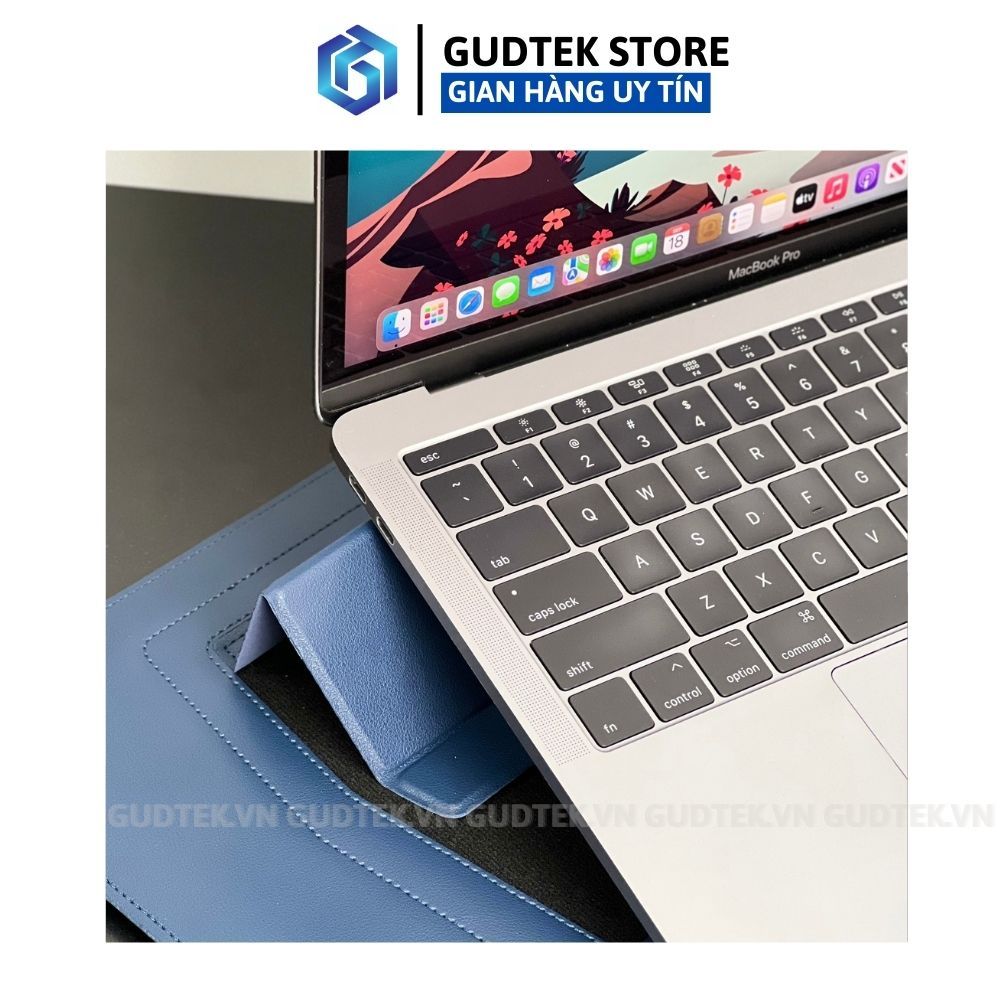 Bao Da Macbook Đa Năng, Bao Da Laptop Kiêm Giá Đỡ, Lót Chuột