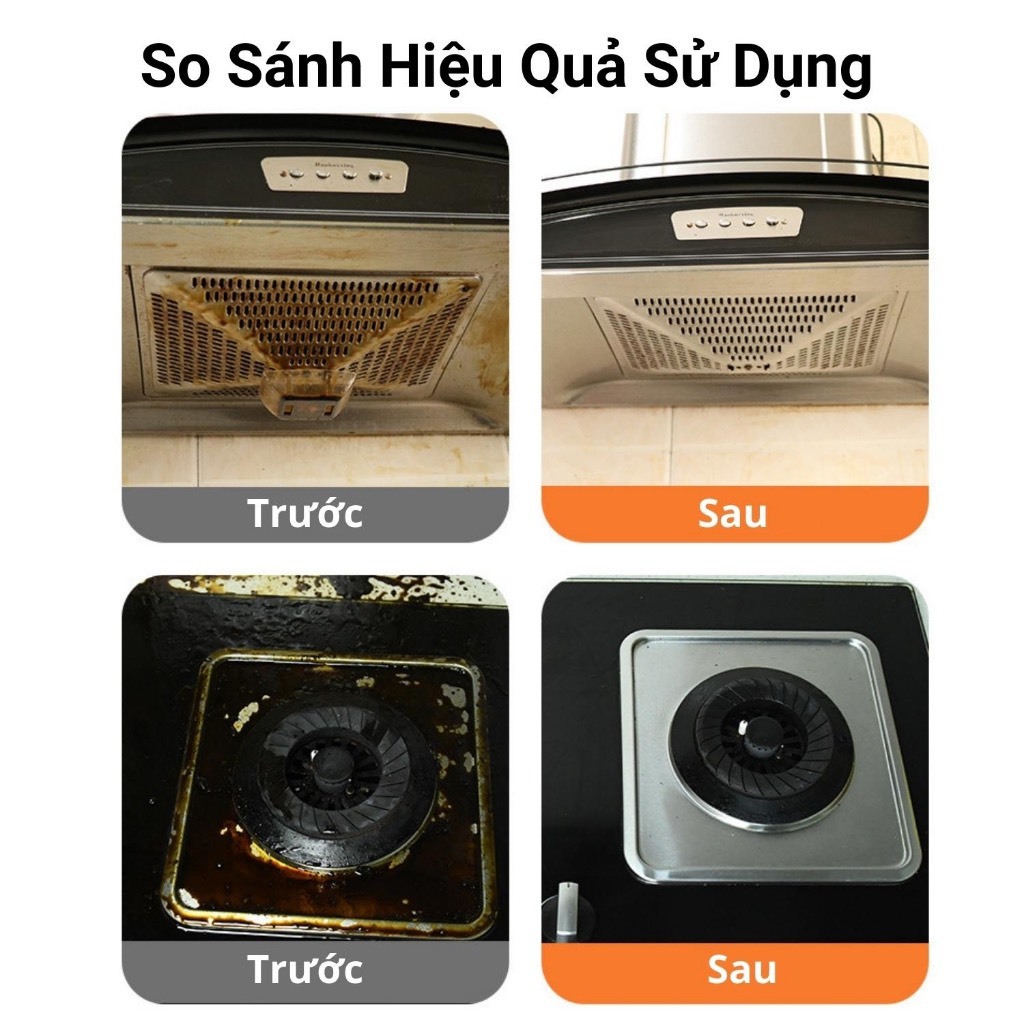 Bình xịt tẩy rửa đa năng kitchen bọt tuyết giúp vệ sinh nhà bếp dễ dàng hơn, nước lau bếp đa năng siêu sạch
