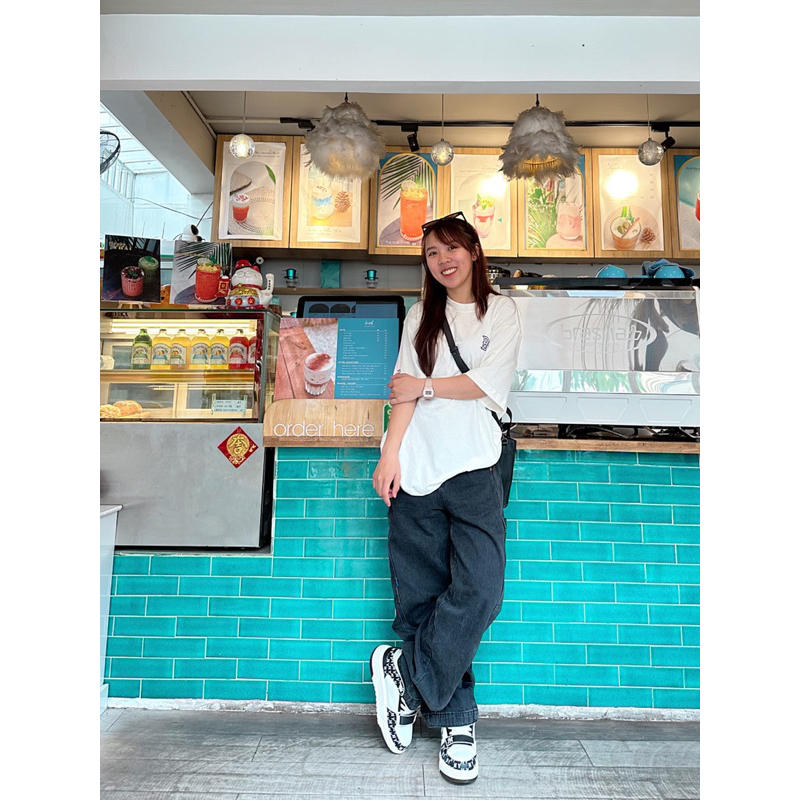 Áo thun Unisex logo small MLB