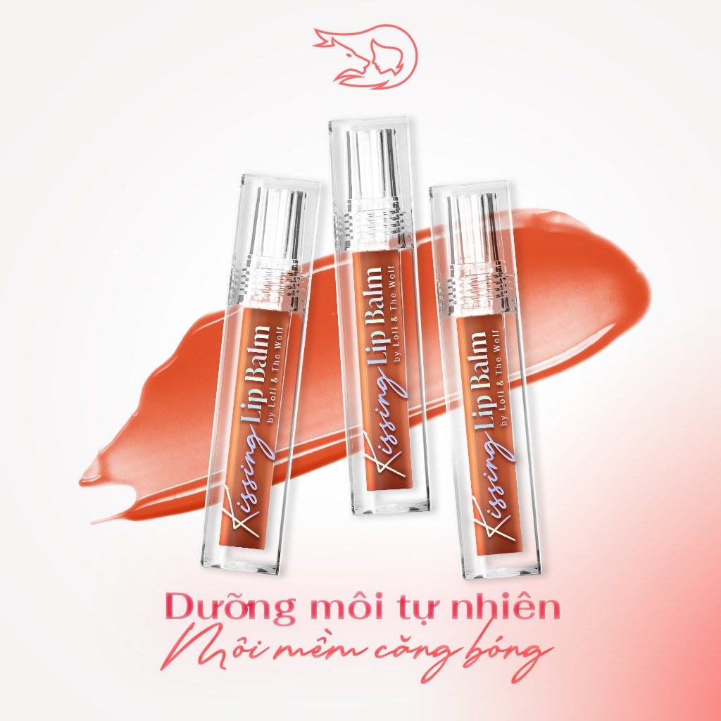 Son Dưỡng Hôn Kissing Lip Balm Loli & The Wolf Mềm Môi Hương Dưa Hấu 5ml